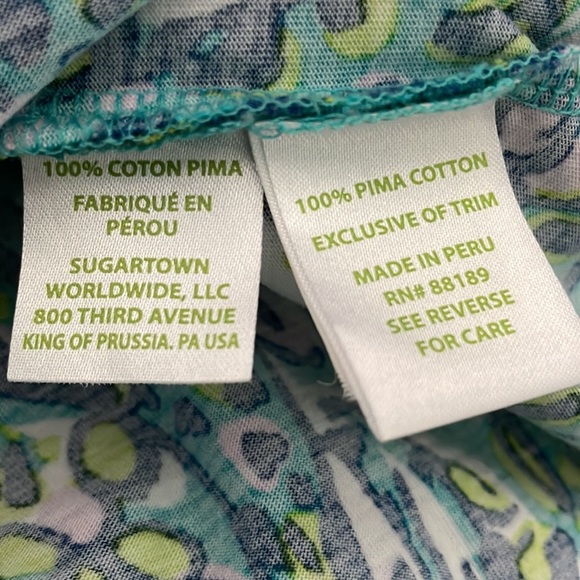 Lilly Pulitzer Windsor Sea Blue It’s a Stretch Strapless Cotton Jersey Dress - Picture 5 of 7